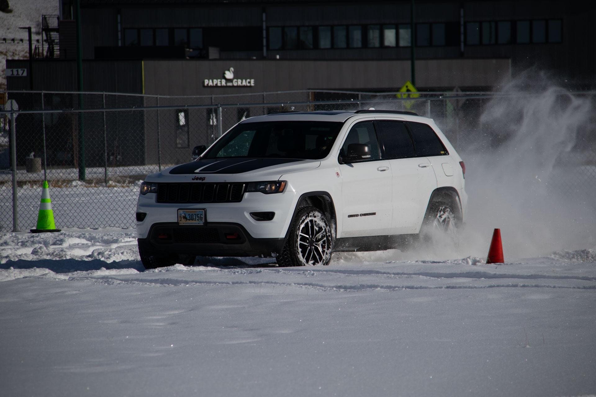 Ice driving training in Montana